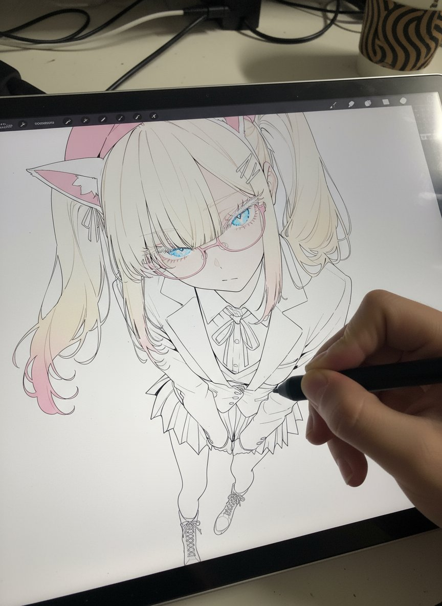 Drawing on a Pen Display